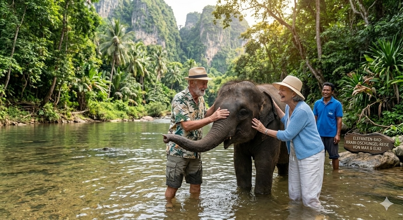 An elephant excursion in Thailand representing guided local experiences